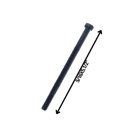 PERNO HEXAGONAL GRADO 2 HILO CTE 5/16 X 51/2 NEGRO
