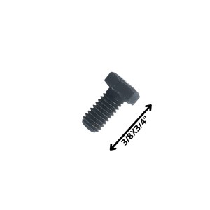 PERNO HEXAGONAL GRADO 2 HILO CTE 3/8 X 3/4 NEGRO