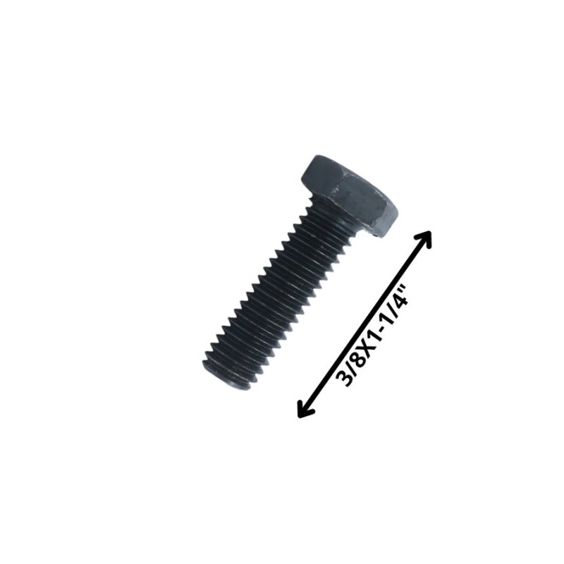 PERNO HEXAGONAL GRADO 2 HILO CTE 3/8 X 11/4 NEGRO