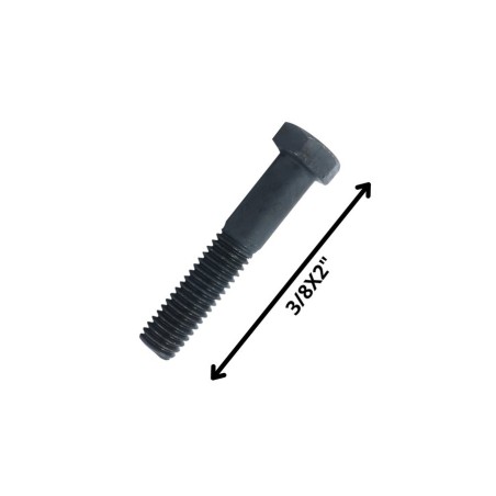 PERNO HEXAGONAL GRADO 2 HILO CTE 3/8 X 2 NEGRO