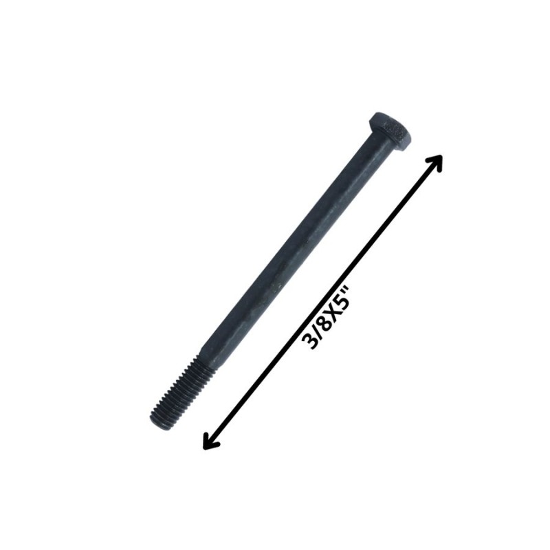 PERNO HEXAGONAL GRADO 2 HILO CTE 3/8 X 5 NEGRO