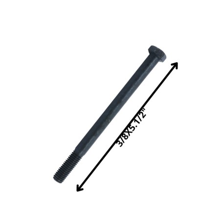PERNO HEXAGONAL GRADO 2 HILO CTE 3/8 X 51/2 NEGRO