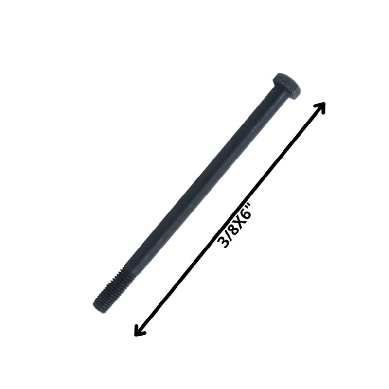 PERNO HEXAGONAL GRADO 2 HILO CTE 3/8 X 6 NEGRO
