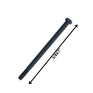 PERNO HEXAGONAL GRADO 2 HILO CTE 3/8 X 7 NEGRO
