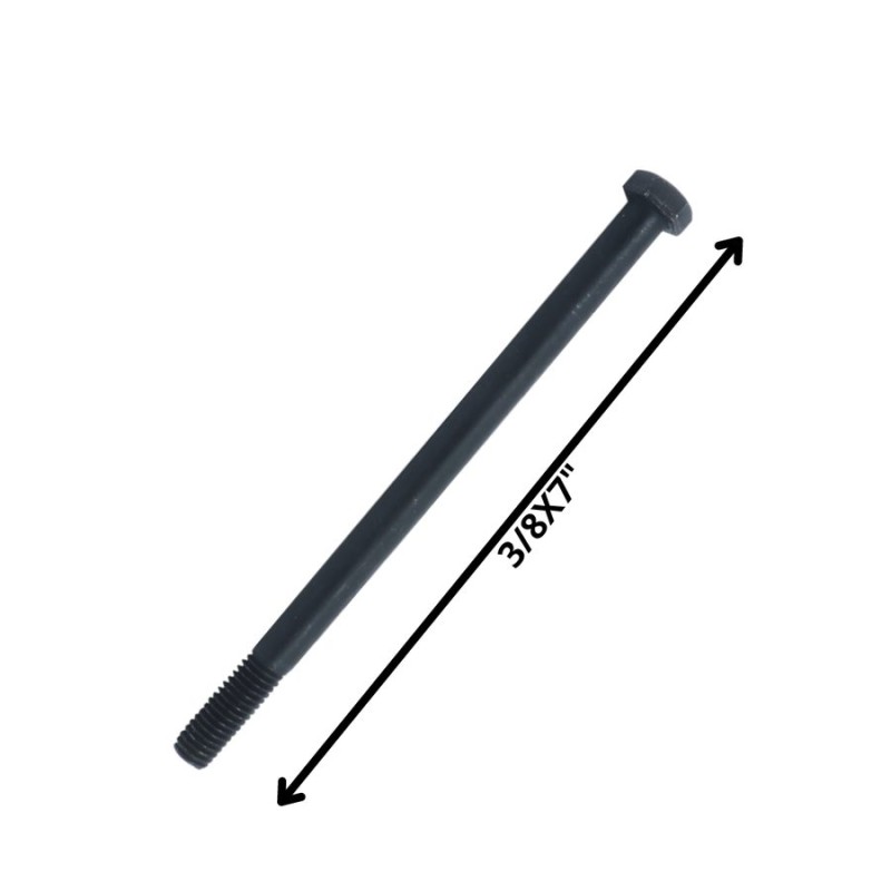 PERNO HEXAGONAL GRADO 2 HILO CTE 3/8 X 7 NEGRO