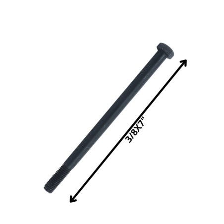 PERNO HEXAGONAL GRADO 2 HILO CTE 3/8 X 7 NEGRO