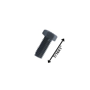 PERNO HEXAGONAL GRADO 2 HILO CTE 7/16 X 1 NEGRO