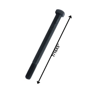 PERNO HEXAGONAL GRADO 2 HILO CTE 7/16 X 5 NEGRO