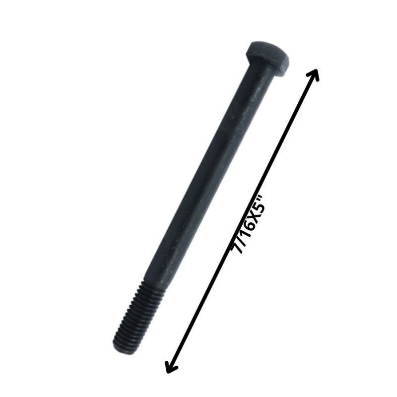 PERNO HEXAGONAL GRADO 2 HILO CTE 7/16 X 5 NEGRO