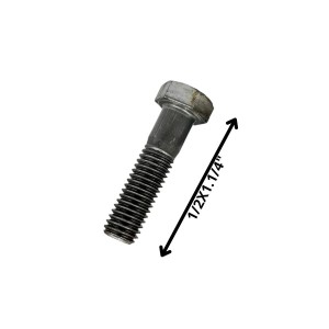 PERNO HEXAGONAL GRADO 2 HILO CTE 1/2 X 11/4 NEGRO