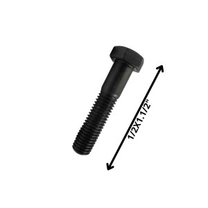 PERNO HEXAGONAL GRADO 2 HILO CTE 1/2 X 11/2 NEGRO