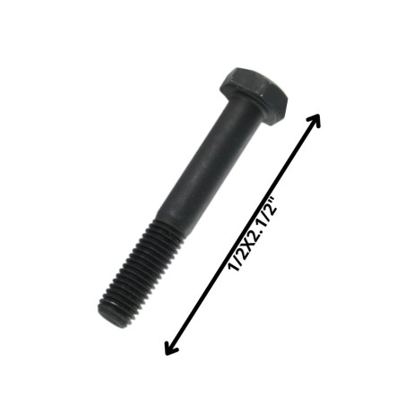 PERNO HEXAGONAL GRADO 2 HILO CTE 1/2 X 21/2 NEGRO