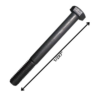 PERNO HEXAGONAL GRADO 2 HILO CTE 1/2 X 7 NEGRO