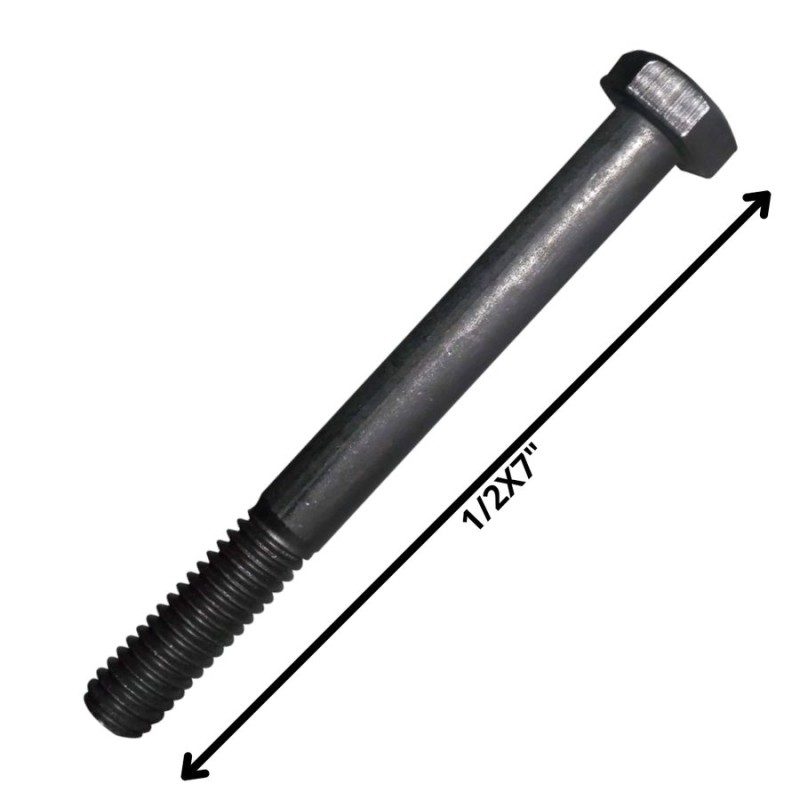 PERNO HEXAGONAL GRADO 2 HILO CTE 1/2 X 7 NEGRO