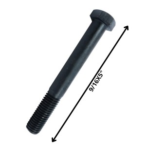 PERNO HEXAGONAL GRADO 2 HILO CTE 9/16 X 5 NEGRO