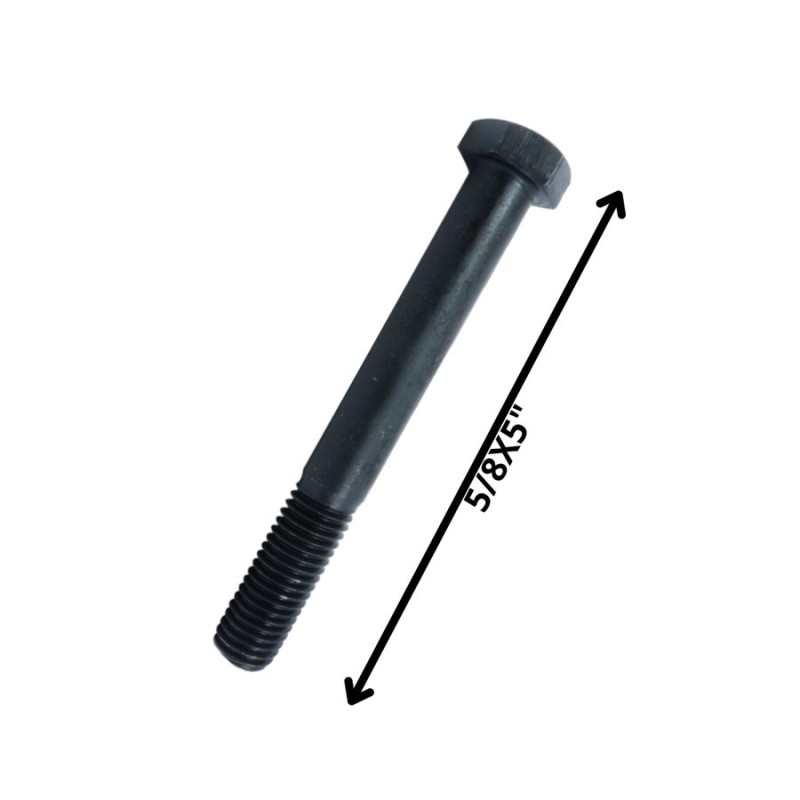 PERNO HEXAGONAL GRADO 2 HILO CTE 5/8 X 5 NEGRO