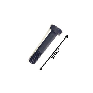 PERNO HEXAGONAL GRADO 2 HILO CTE 3/4 X 2 NEGRO