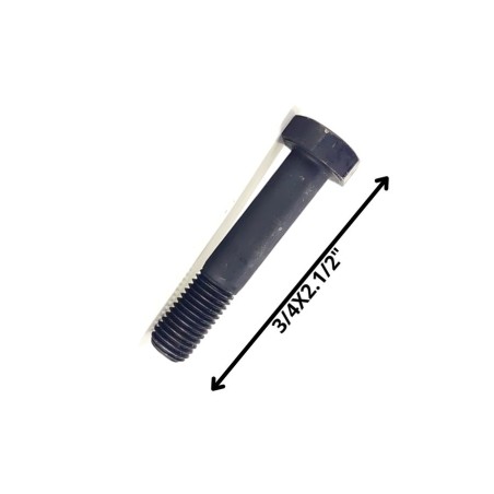 PERNO HEXAGONAL GRADO 2 HILO CTE 3/4 X 21/2 NEGRO