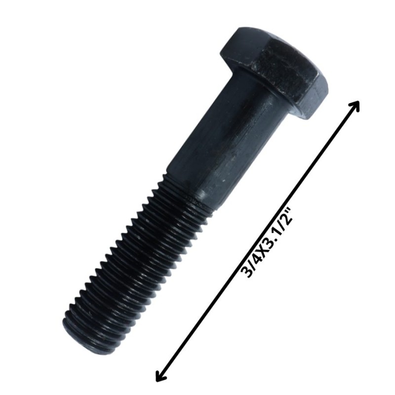 PERNO HEXAGONAL GRADO 2 HILO CTE 3/4 X 31/2 NEGRO