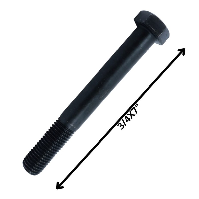 PERNO HEXAGONAL GRADO 2 HILO CTE 3/4 X 7 NEGRO