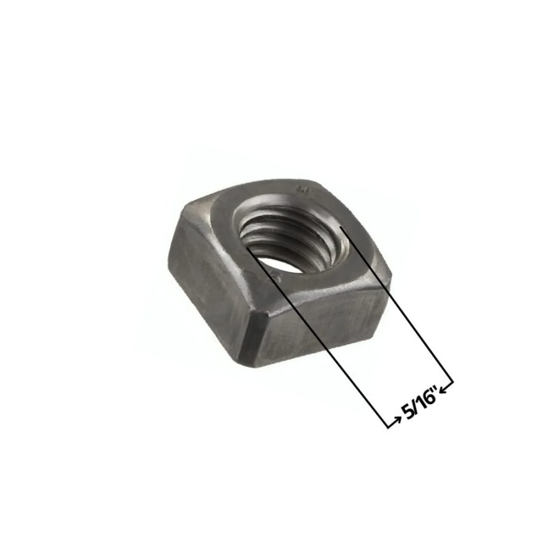 TUERCA CUADRADA NEGRA ( 8 MM) 5/16"