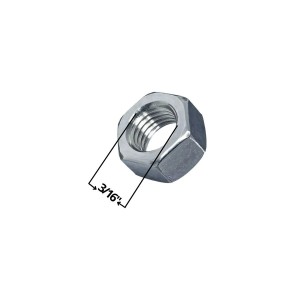 TUERCA HEXAGONAL ZINCADA 3/16"