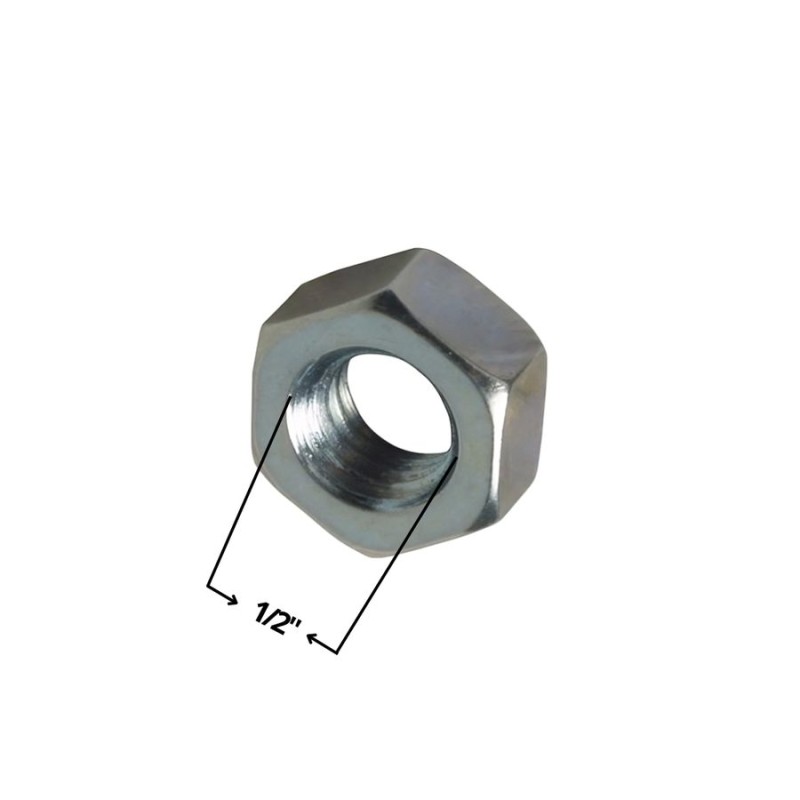 TUERCA HEXAGONAL ZINCADA 1/2"