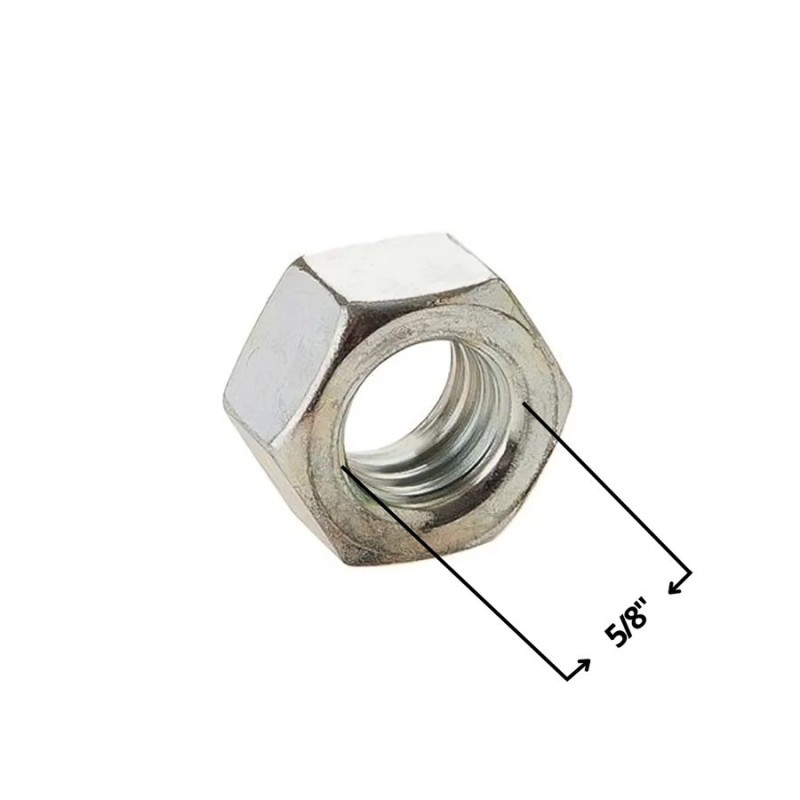 TUERCA HEXAGONAL ZINCADA 5/8"