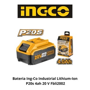 BATERIA INGCO LITHIUM-ION P20S 4AH 20 FBLI2002