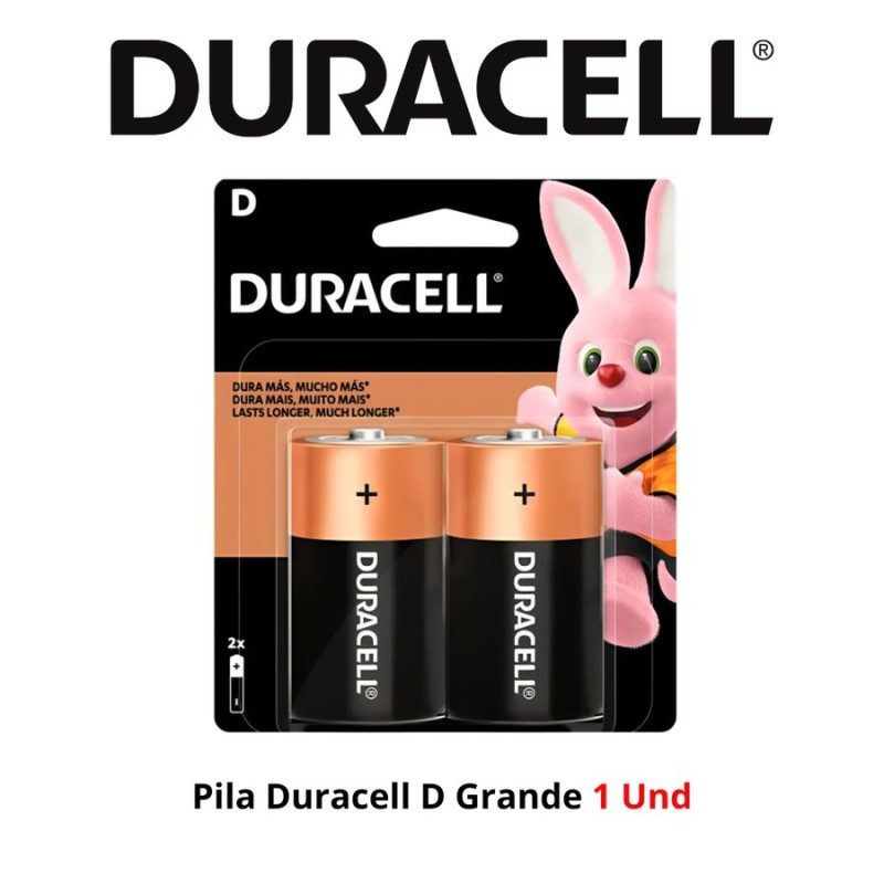 PILA DURACELL D GRANDE 1 UND
