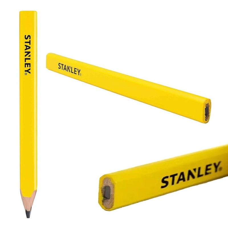 LAPIZ CARPINTERO STANLEY NEGRO GRAFITO