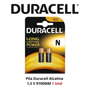 PILA DURACELL ALCALINA 1,5 V 1 UND 9100