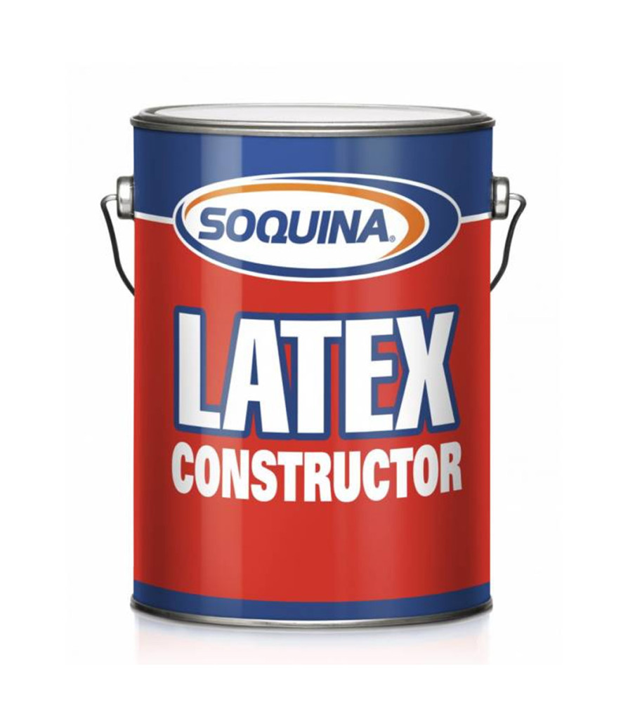 Latex Soquina Constructor 1 Galon Rojo Colonial