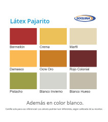Latex Soquina Pajarito 1 Galon Pistacho