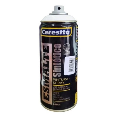 ESMALTE SPRAY CERESITA BLANCO OPACO 485 ML