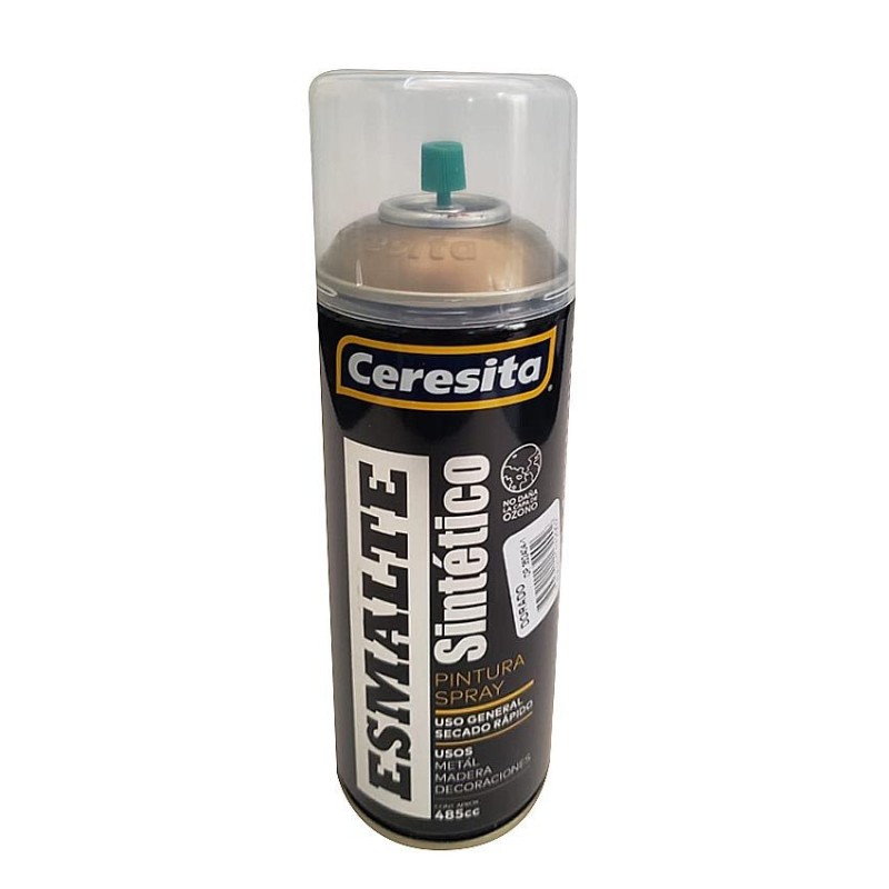 ESMALTE SPRAY CERESITA METALICA DORADO 485 ML