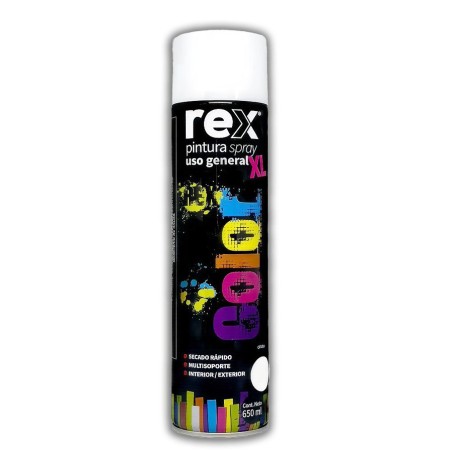 ESMALTE SPRAY REX BLANCO BRILLANTE XL 650 ML