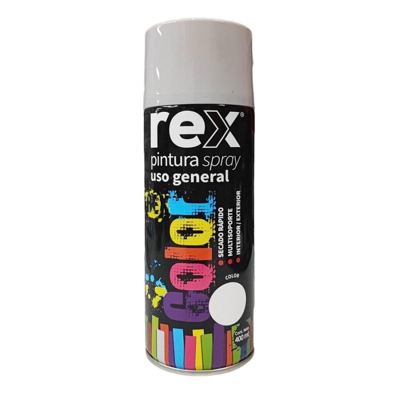ESMALTE SPRAY REX BLANCO BRILLANTE 400 ML