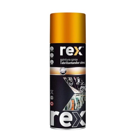 PINTURA SPRAY REX ZINC ABRILLANTADOR 400 ML HIGH T