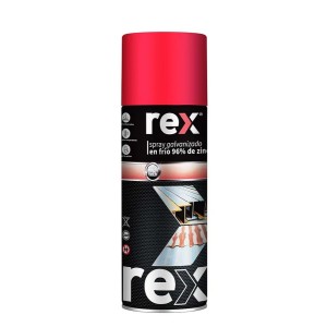 PINTURA SPRAY REX ZINC GALVANIZADO FRIO 400 ML HIG