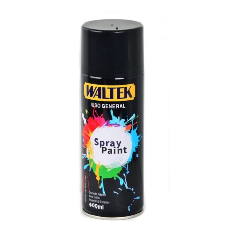 ESMALTE SPRAY WALTEX NEGRO BRILLANTE W71NE39 400 M