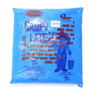LATEX EN BOLSA 2,6-2,8 KG RINDE 15 MT/2 AZUL CIELO