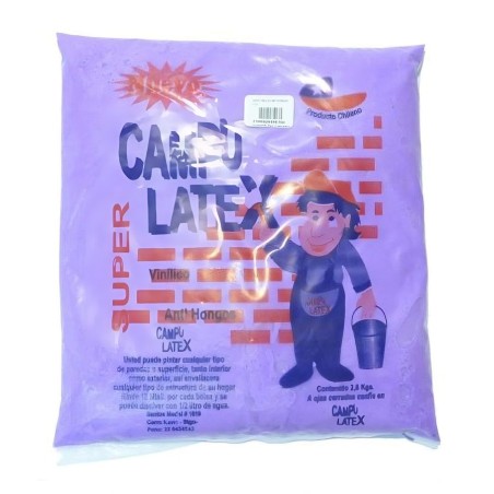 LATEX EN BOLSA 2,6-2,8 KG RINDE 15 MT/2 LILA