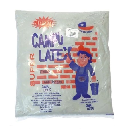LATEX EN BOLSA 2,6-2,8 KG RINDE 15 MT/2 GRIS