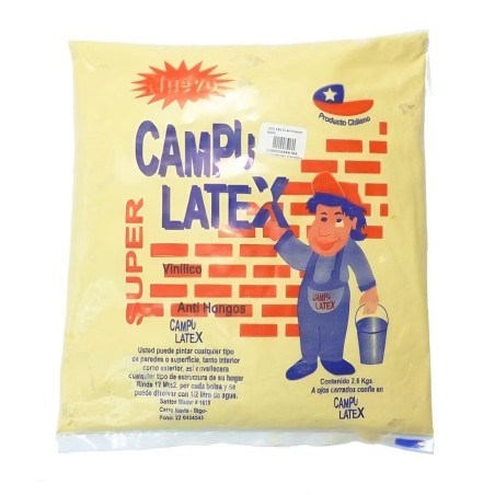 LATEX EN BOLSA 2,6-2,8 KG RINDE 15 MT/2 MARFIL