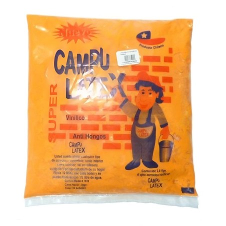 LATEX EN BOLSA 2,6-2,8 KG RINDE 15 MT/2 NARANJA