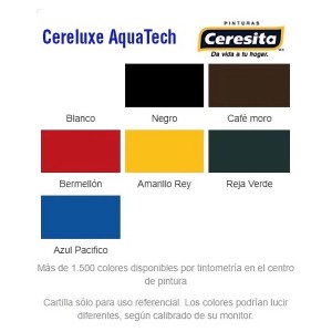ESMALTE CERELUXE AQUA TECH 1 GL BLANCO