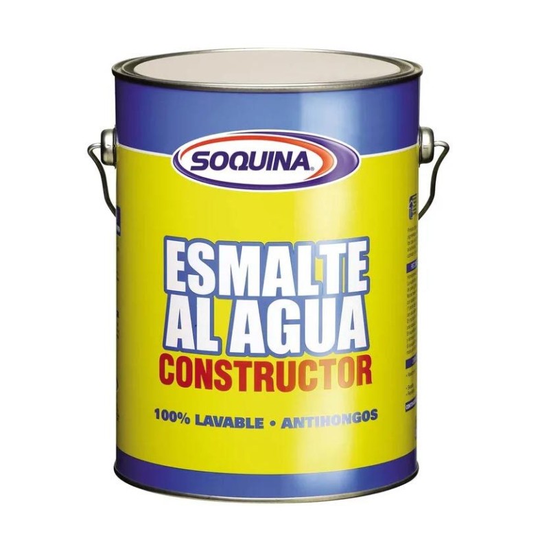 ESMALTE AL AGUA CONSTRUCTOR 1 GALON BASE BLANCA