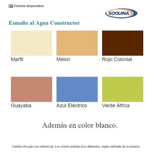 ESMALTE AL AGUA CONSTRUCTOR 1 GALON GUAYABA