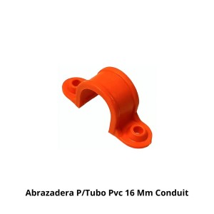 ABRAZADERA P/TUBO PVC CONDUIT 16 MM 1/2
